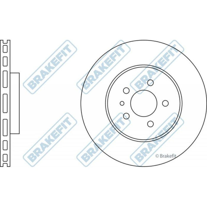 Apec Brake Disc Front Fits Alfa Romeo 147 156 164 Gt Fiat Doblo Tipo L