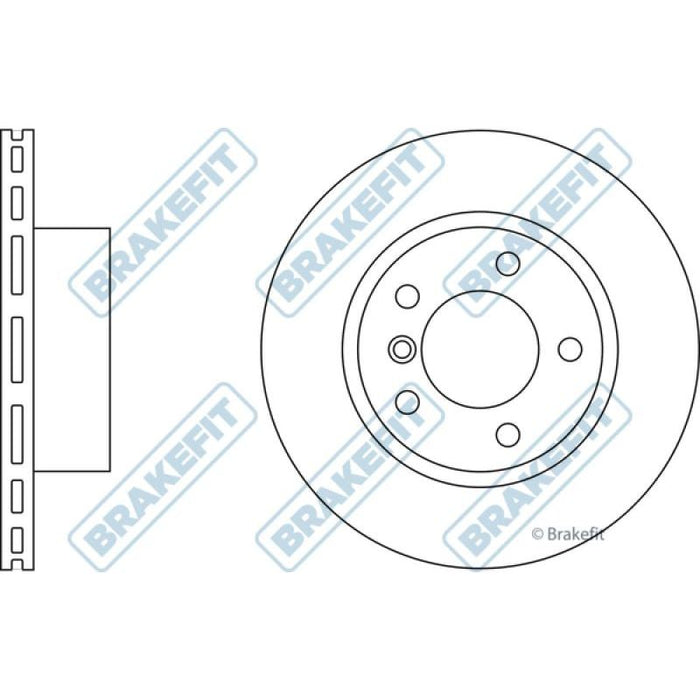 Apec Brake Disc Front Fits BMW 1 Series 3