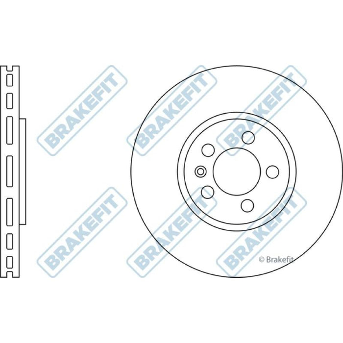 Apec Brake Disc Front Fits Audi A1 A3 Seat Cordoba Ibiza Leon Toledo S