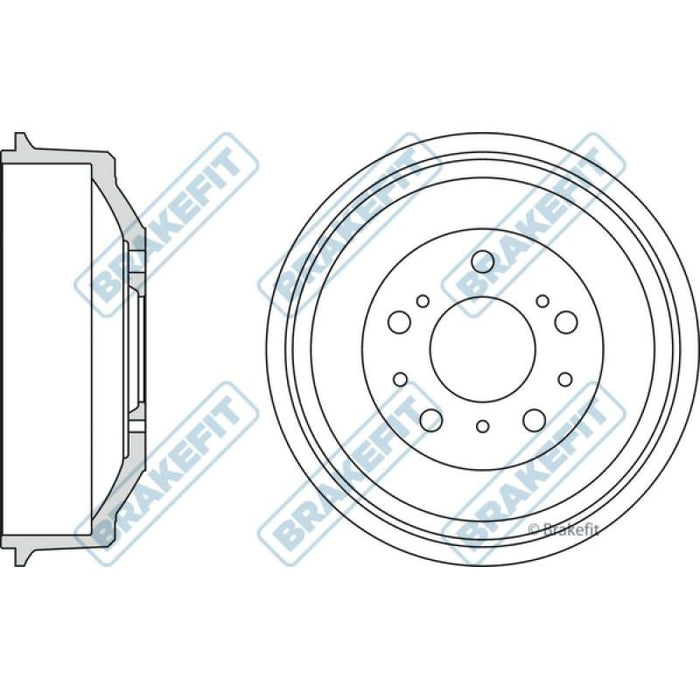 Apec Blue / Brakefit Brake Drum (Single) BDR9039