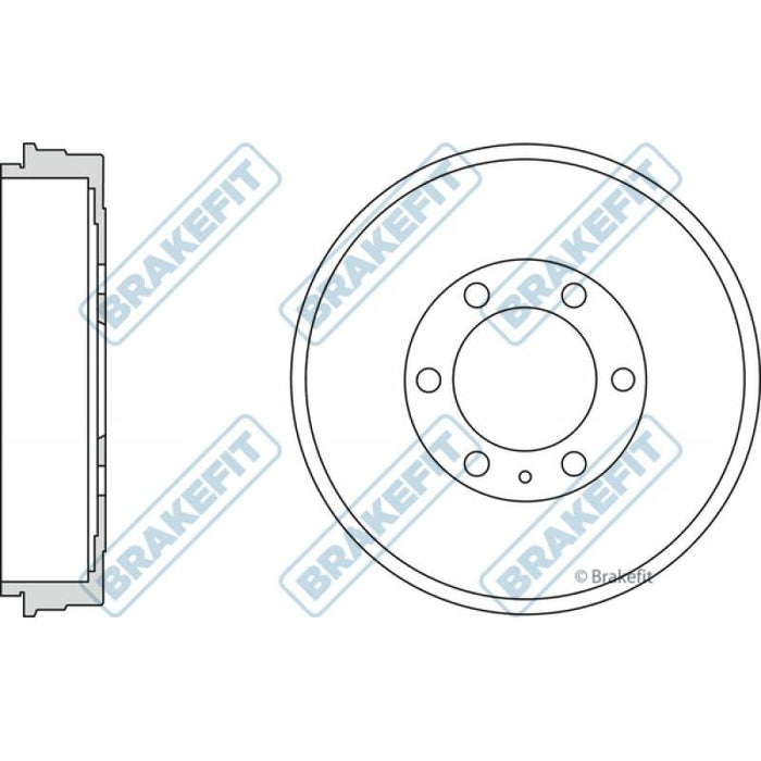 Apec Blue / Brakefit Brake Drum (Single) BDR9034