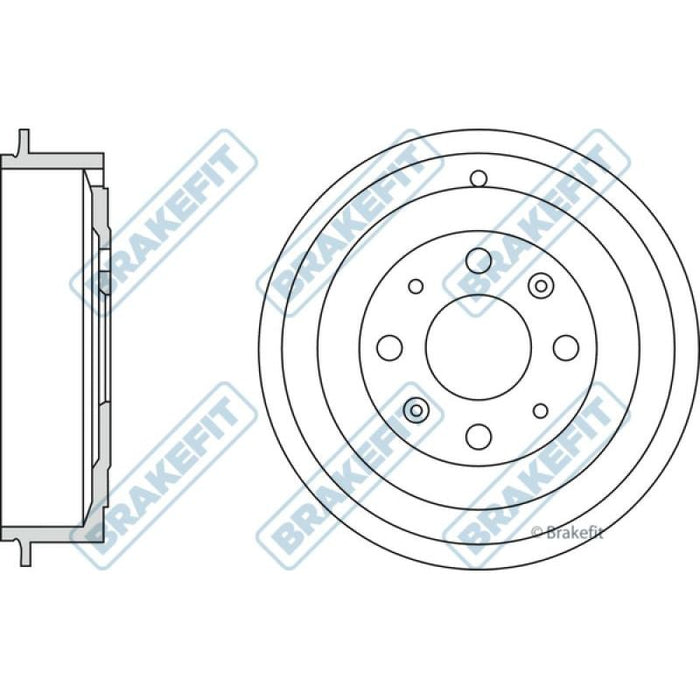 Apec Blue / Brakefit Brake Drum (Single) BDR9021