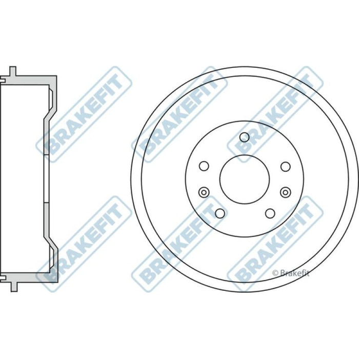 Apec Blue / Brakefit Brake Drum (Single) BDR9020