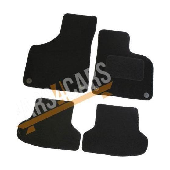 Fully Tailored Black Carpet Car Mats for Audi A3 03-12 Set of 4 With 4 Clips UKB4C  - Dynamic Drive