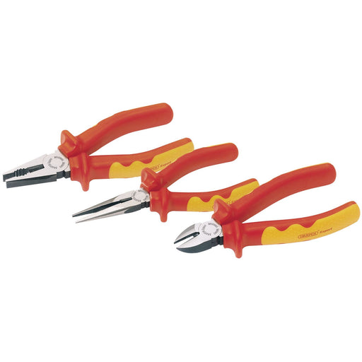 Draper VDE Fully Insulated Plier Set (3 Piece) 69288 Draper  - Dynamic Drive