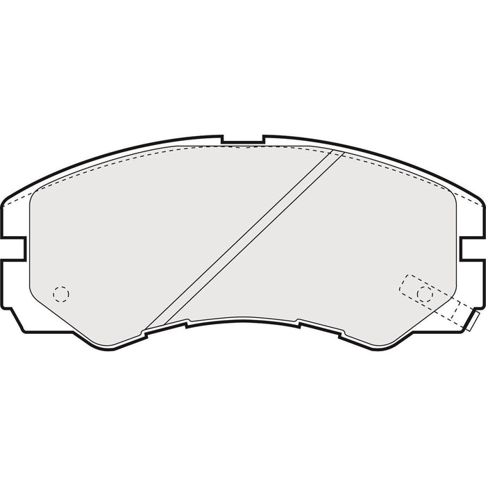 Apec Brake Pads Front Fits Isuzu Trooper Vehicross