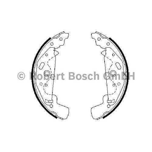 Genuine Bosch Brake Shoe Bs871 fits Land Rover Freelander TD4 - 2.0 - 00-06 0986