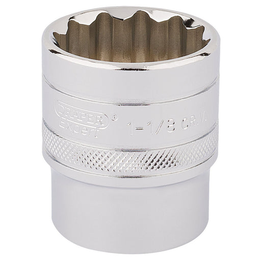 Draper HI-TORQ 12 Point Socket, 1/2" Sq. Dr., 1.1/8" 33727 Draper  - Dynamic Drive