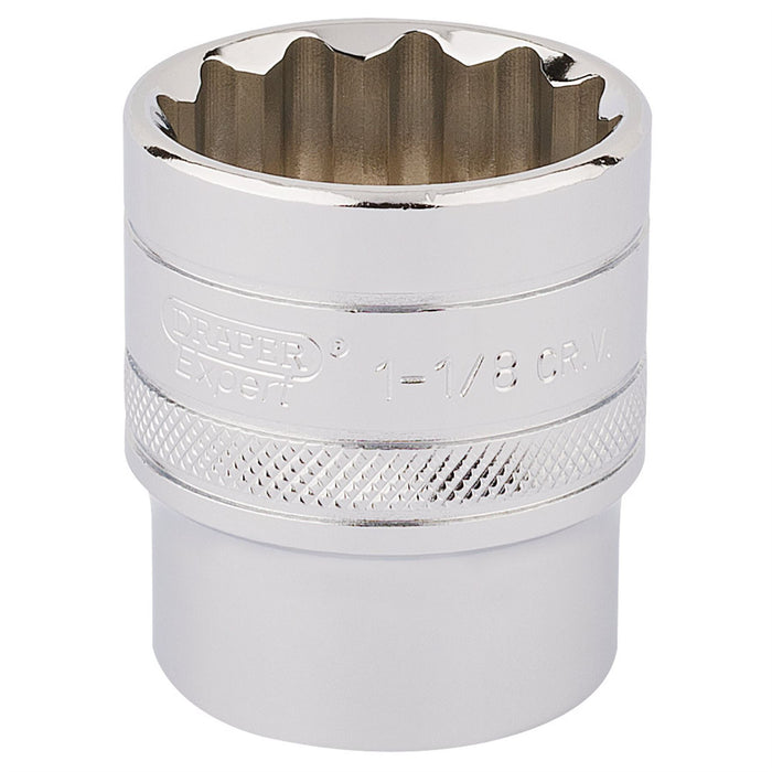 Draper HI-TORQ 12 Point Socket, 1/2" Sq. Dr., 1.1/8" 33727 Draper  - Dynamic Drive