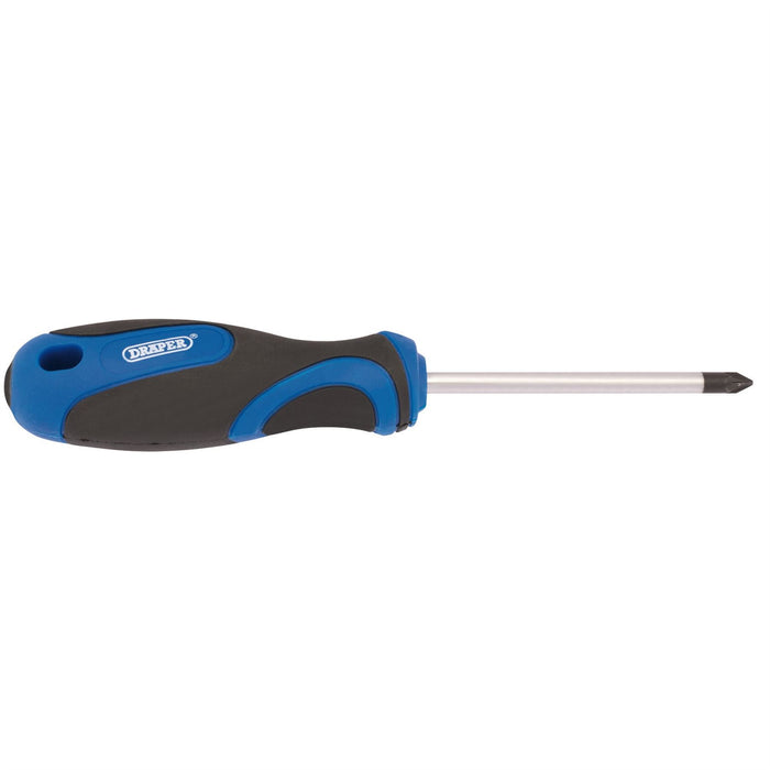 Draper Soft Grip PZ TYPE Screwdriver, No.1 x 75mm 48926 Draper  - Dynamic Drive