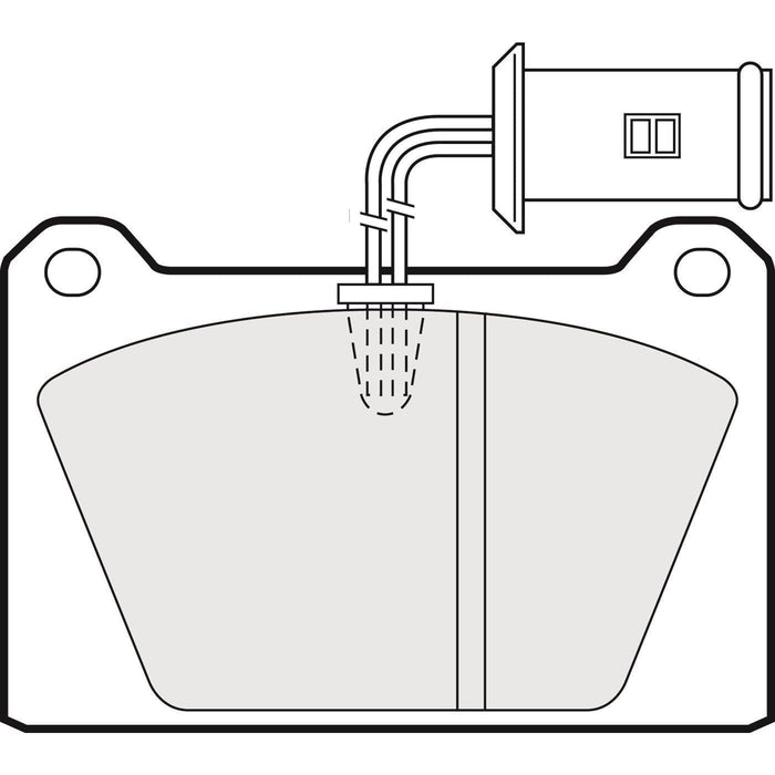 Apec Brake Pads Front Fits Reliant Scimitar Rover Metro