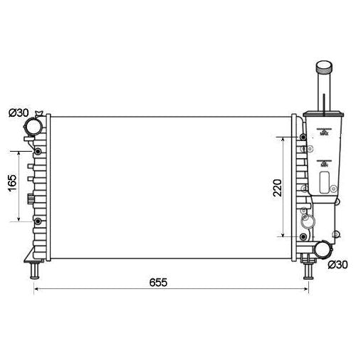 NRF Radiator 53124