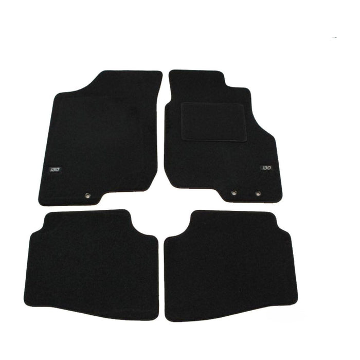 Tailored Logo Velour Carpet Floor Mats for Hyundai I30 2007-2011 4PCS UKB4C  - Dynamic Drive