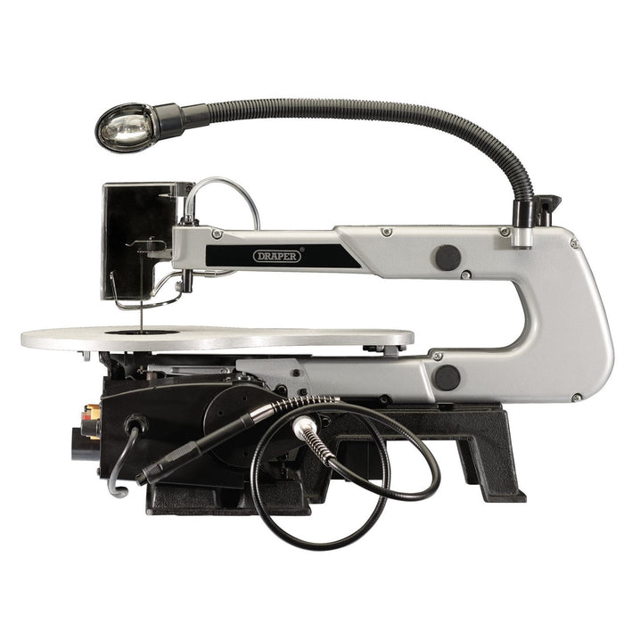 Draper Variable Speed Scroll Saw with Flexible Drive Shaft and Worklight, 405mm,