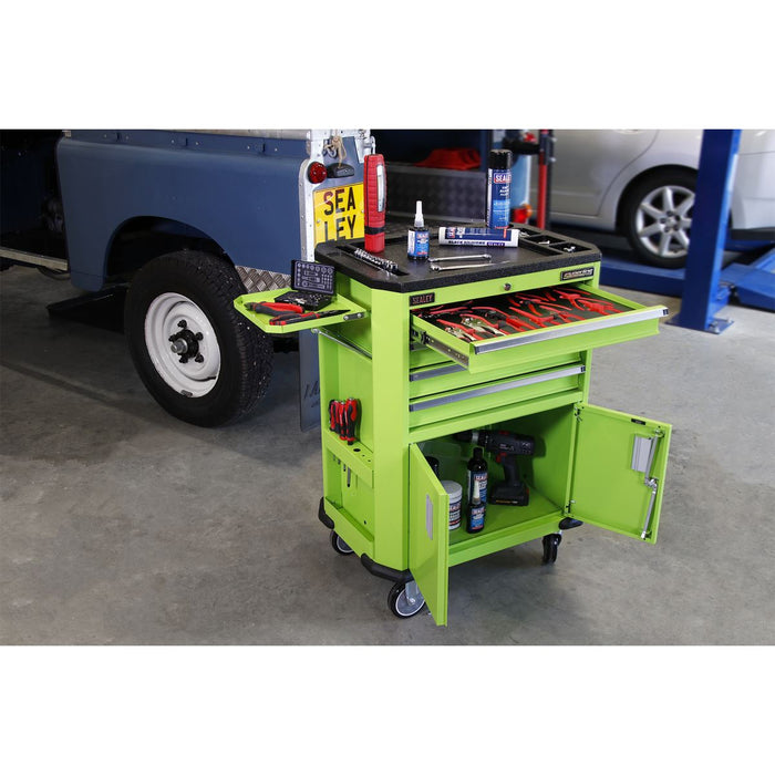 Sealey Tool Trolley with 4 Drawers & 2 Door Cupboard AP980MTHV Sealey  - Dynamic Drive