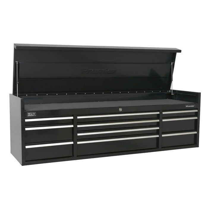 Sealey Topchest 10 Drawer 1830mm Heavy-Duty Black PTB181510 Sealey  - Dynamic Drive