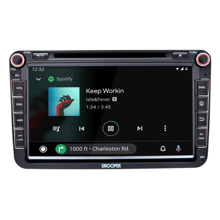 Snooper SMH 580VW 8" Multimedia Player with Advanced Smartphone Control for VW