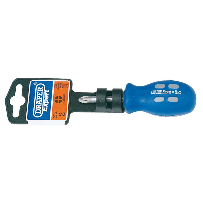 Draper Expert Cross Slot Mechanic's Screwdriver, No.2 x 38mm 57449 Draper  - Dynamic Drive