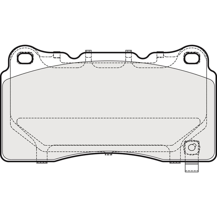 Apec Brake Pads Front Fits Chevrolet Corvette Opel Astra Gtc Insignia Vauxhall