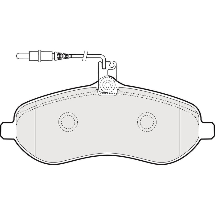 Apec Brake Pads Front Fits Citroen Dispatch Fiat Scudo Peugeot Expert Toyota Proa