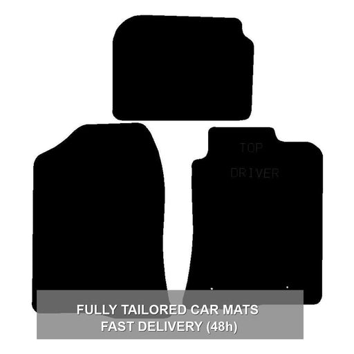 Tailored Rubber Mats fits Toyota Avensis + Clips 2003 2004 2005 2006 2007 2008 2 UKB4C  - Dynamic Drive