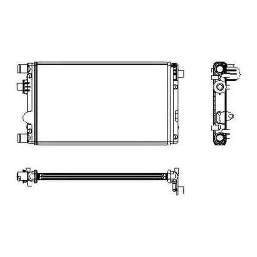 NRF Radiator fits Fiat Seicento / 600 NRF  - Dynamic Drive