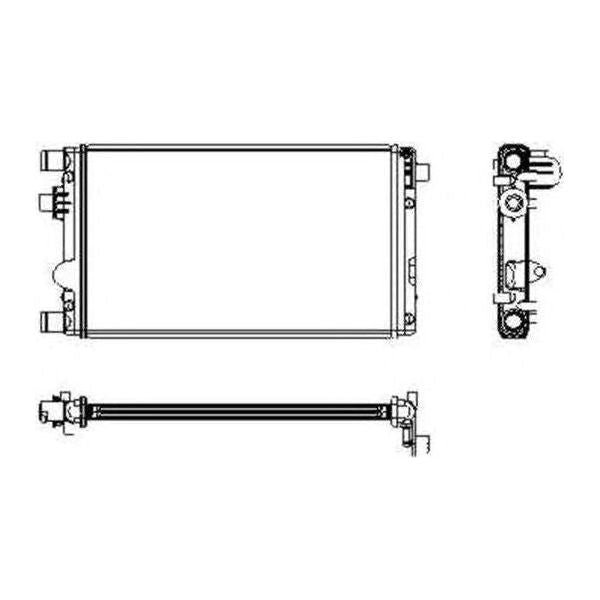 NRF Radiator fits Fiat Seicento / 600 NRF  - Dynamic Drive