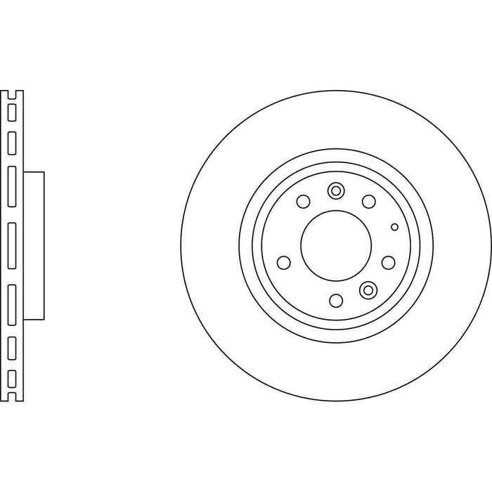 Apec Brake Disc Front Fits Mazda Rx8