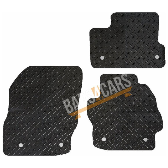 Tailored Rubber Mats for Mazda 3 Clips In All Mats 8 Clips 2010 2011 2012 2013 UKB4C  - Dynamic Drive