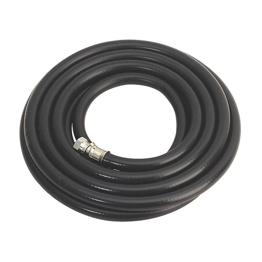 AIR HOSE 5M X 10MM WITH 1/4inchBSP UNIONS HEAVY-DUTY Sealey  - Dynamic Drive