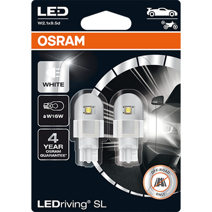 OSRAM LEDriving® SL, W16W, White 6000K, LED signal lamps, Off-road only Osram  - Dynamic Drive