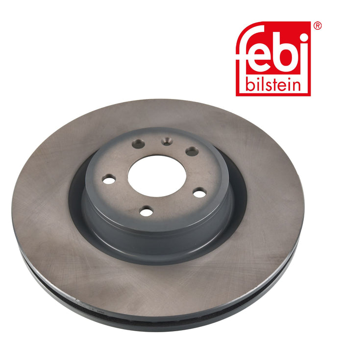 Genuine FEBI Front Brake Discs & Pads Set Vented for Audi A6