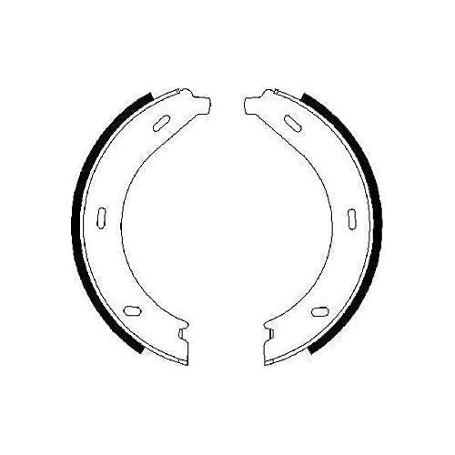 Genuine Bosch Brake Shoe Bs843 fits Mercedes-Benz Vito 108 CDi - 2.2 - 99-03 098