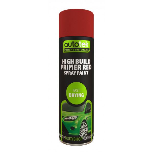 Autotek High Build Primer - Red - 500ml