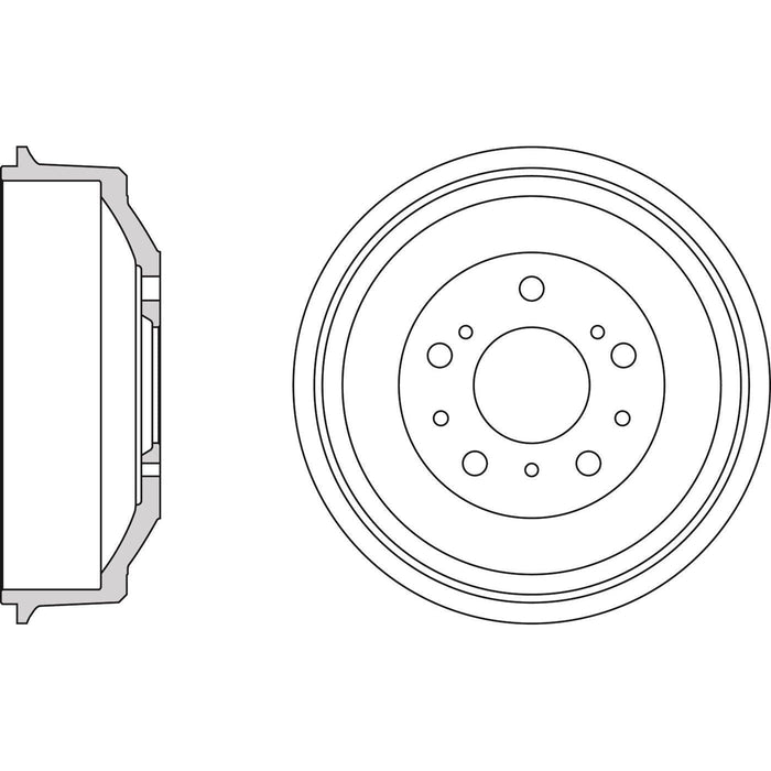 Apec Brake Drum Rear Fits Citroen C25 Relay Fiat Ducato Peugeot Boxer J5/Express