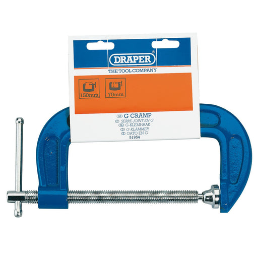 Draper C Clamp, 150 x 70mm (Display Packed) 51954 Draper  - Dynamic Drive