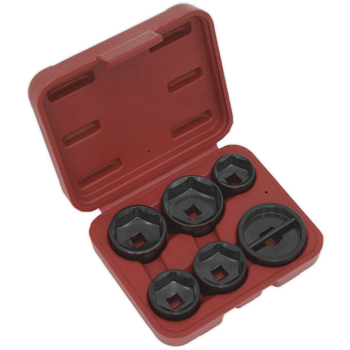 Sealey Oil Filter Cap Wrench Set 6pc VS7103