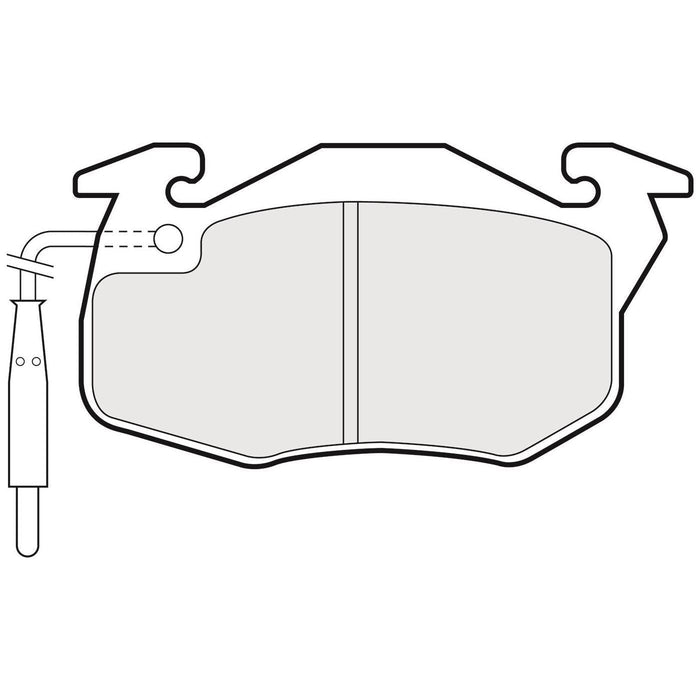 Apec Brake Pads Front Fits Citroen Ax Zx Peugeot 106 306