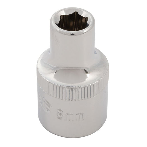 Silverline Socket 1/2" Drive 6pt Metric 8mm Silverline  - Dynamic Drive