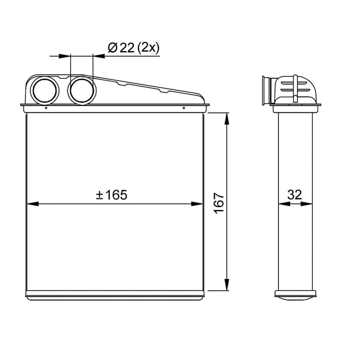 NRF Heater Radiator 58211