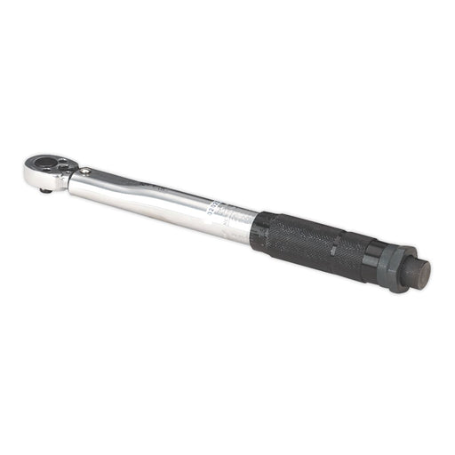 Sealey Torque Wrench Micrometer Style 1/4"Sq Drive 5-25Nm(44-221lb.in) Calibrate Sealey  - Dynamic Drive