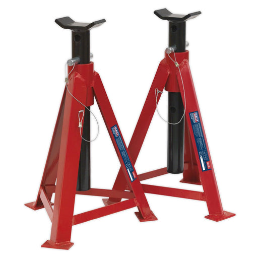 Sealey AXLe Stands (Pair) 5 Tonne Capacity per Stand AS5000M Sealey  - Dynamic Drive