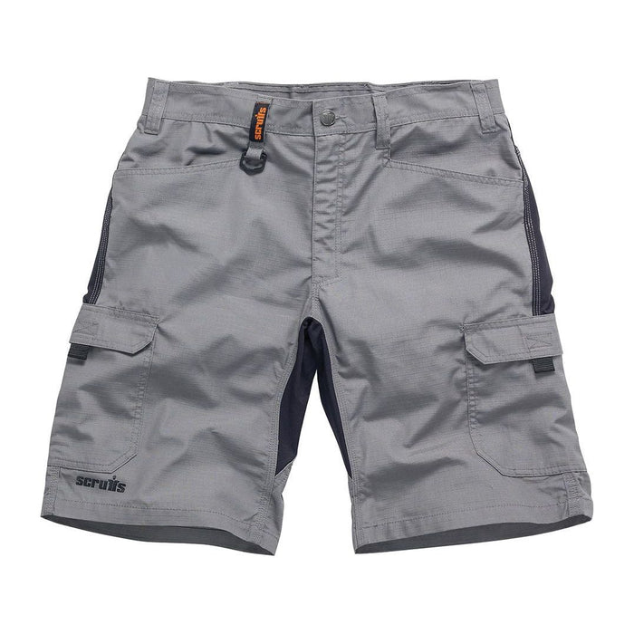 Scruffs Trade Flex Shorts Graphite 32" W