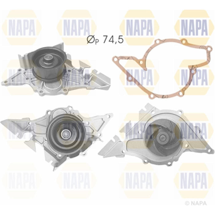 Genuine NAPA Water Pump for Audi 078121004L