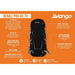 Vango Denali Pro Black Rucksack Backpack Vango  - Dynamic Drive