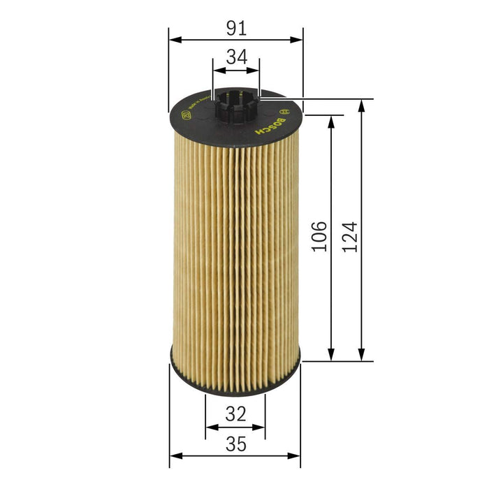 Genuine Bosch Car Oil Filter P9302 fits Saab 9-5 TiD - 3.0 - 01-05 1457429302