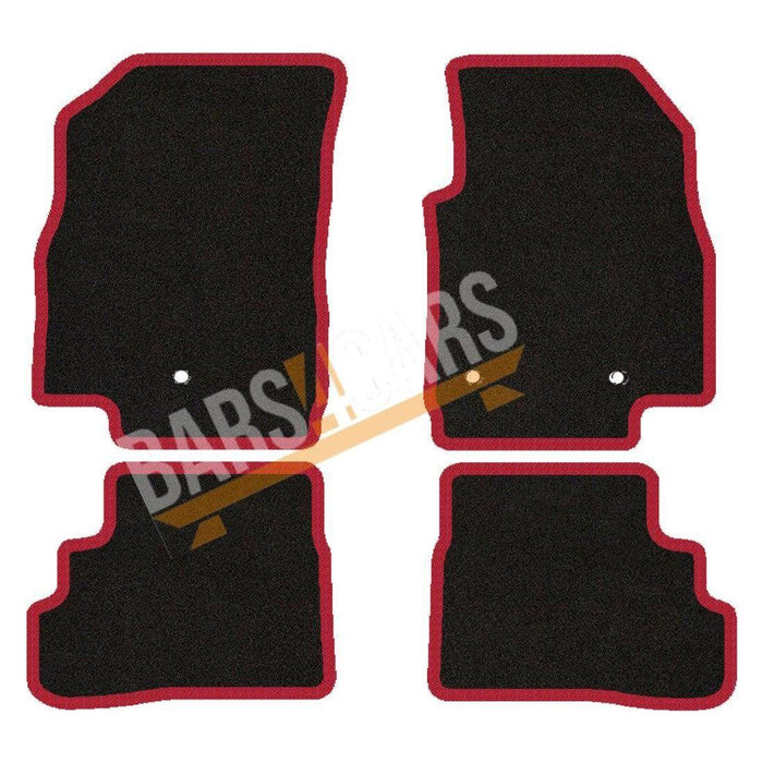 Tailored Red Trim Carpet Mats for Vauxhall Viva 15-18 + Clips 15 16 17 18 UKB4C  - Dynamic Drive