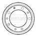 Genuine Borg & Beck Brake Drum fits Land Rover series II SWB 4872 BBR7029 Borg & Beck  - Dynamic Drive