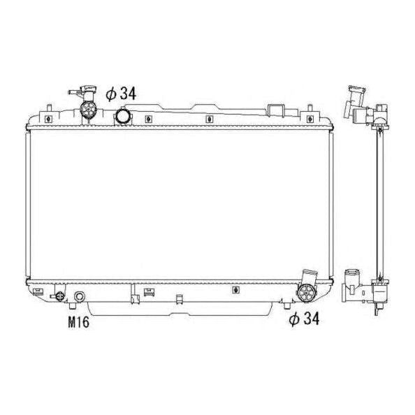 NRF Radiator 53324