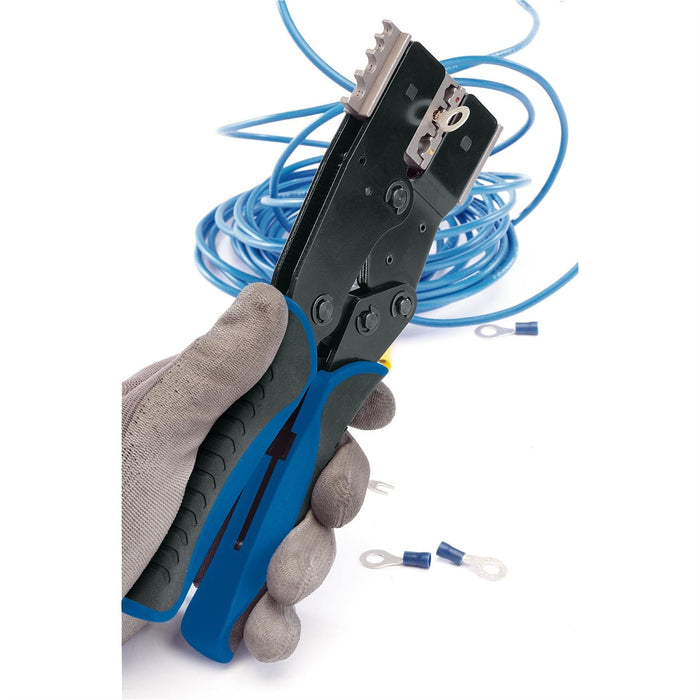 Draper Quick Change Ratchet Action Crimping Tool, 220mm 64336 Draper  - Dynamic Drive